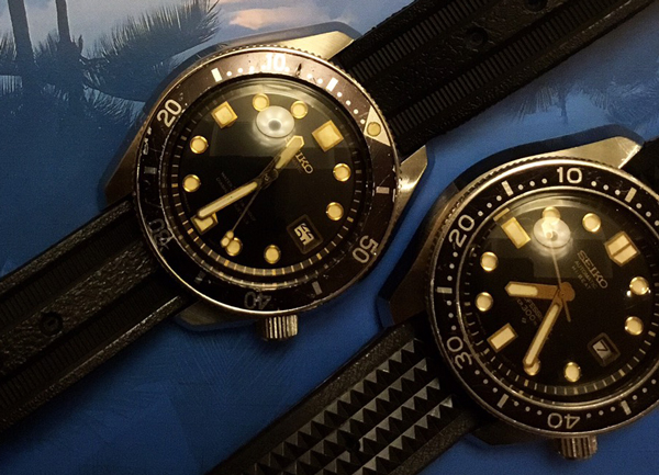 セイコー純正タイプ チョコレートバータイプ 6159 6105 ラバーベルト