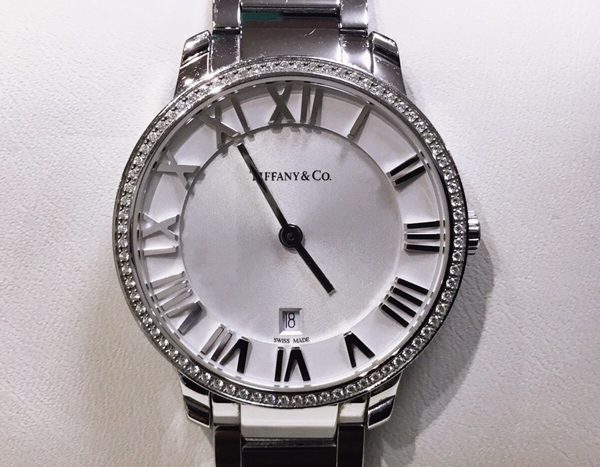 売切】ティファニーの腕時計 アトラス ダイヤ巻レディース時計 