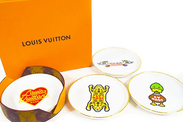 Louis Vuittonルイ・ヴィトン お皿 NIGOコラボ 4枚セット 食器