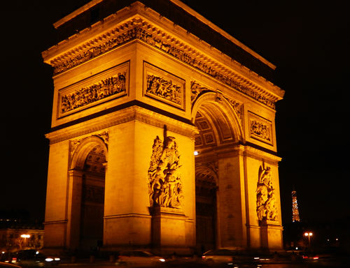 パリ　観光　夜
