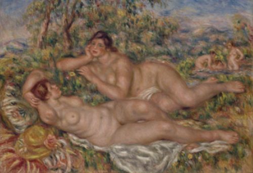 ルノワール　オルセー美術館　浴女たち